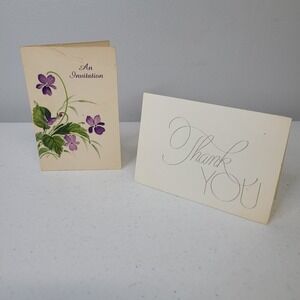 VTG Hallmark Greeting Cards 1967 Teacher Appreciation Thank You Note Ephemera